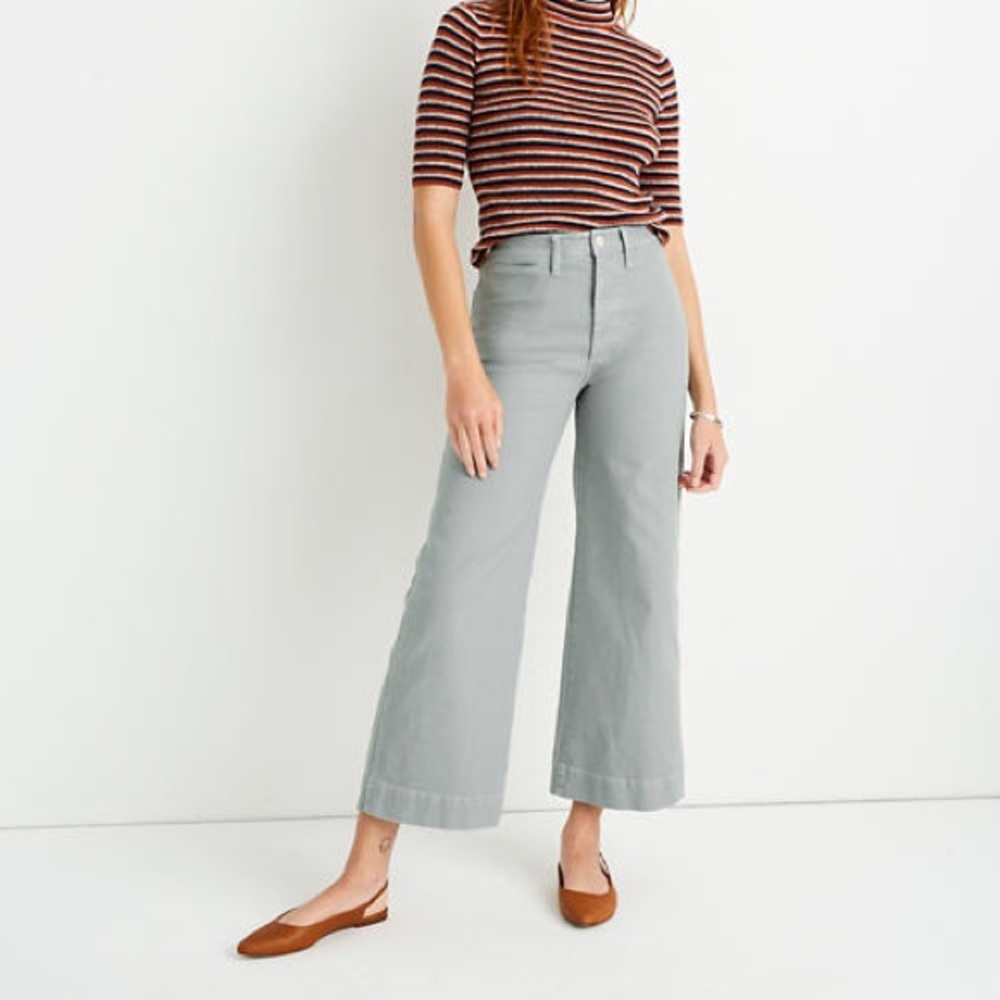 Madewell Emmett Wide-Leg Crop Pants
